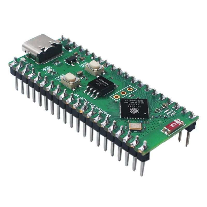 Walnut Pi PicoW ESP32-S3 Development Board MicroPython Programmering 2.4G WiFi 802.11 B/G/N + Bluetooth 5 voor Raspberry Pi Pico