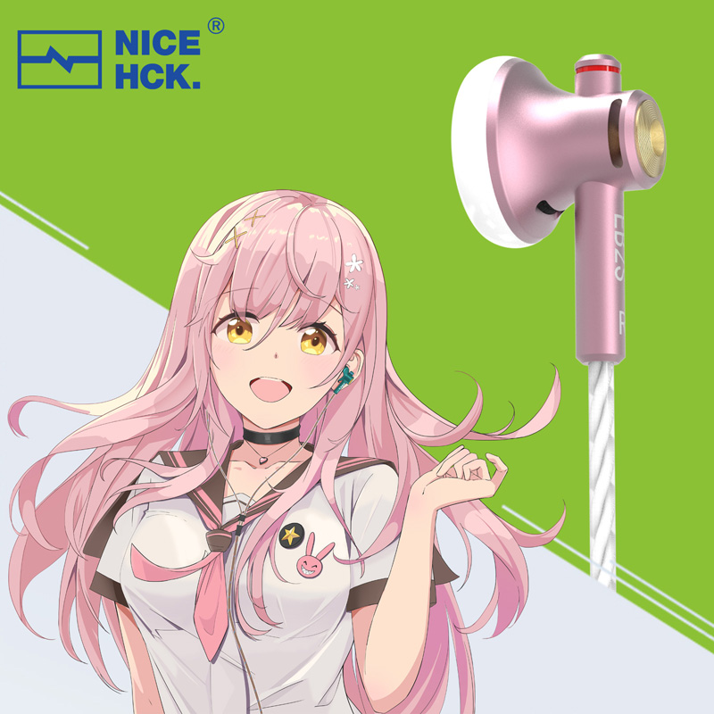 NICEHCK EB2S 3.5mm 4.4mm Metal CNC HIFI Earbud 15.4mm LCP Dynamic Music Vocal Earphone Przewodowy zestaw słuchawkowy z mikrofonem HD B40/B70/EBX21