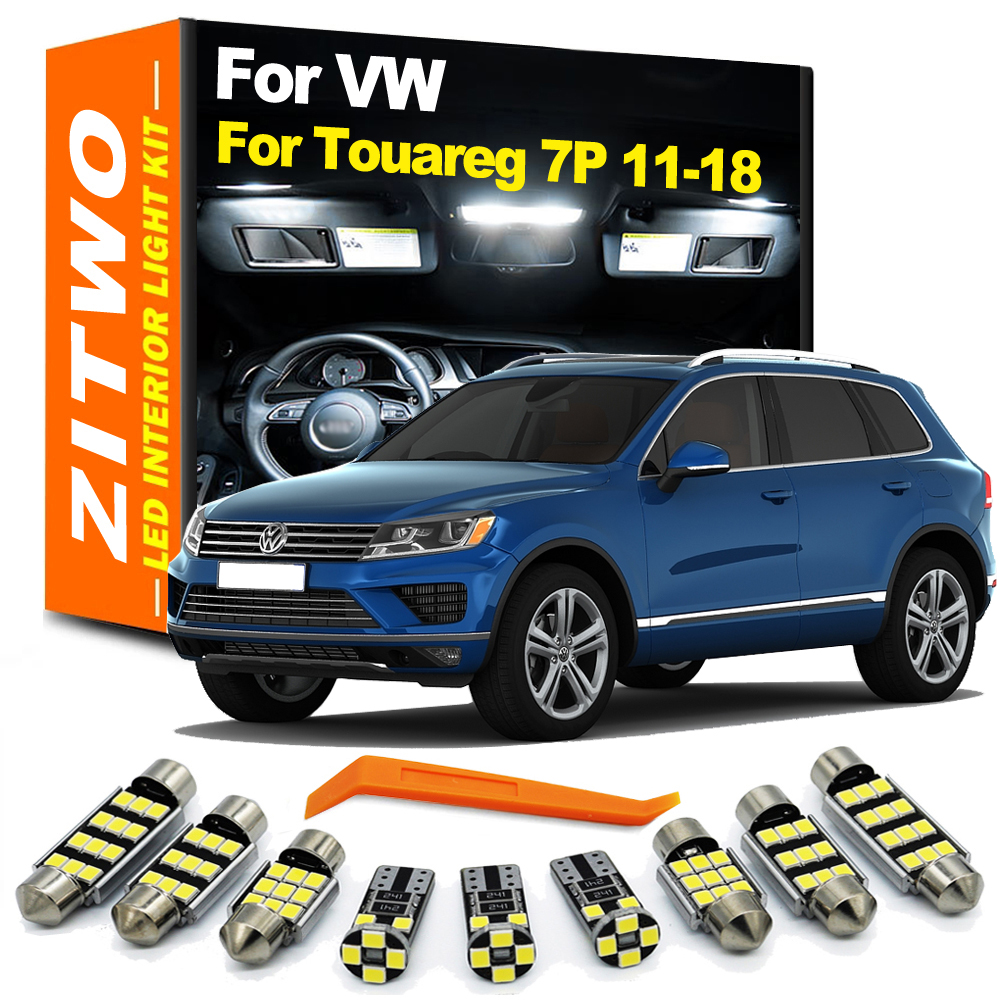 Полный светодиодный комплект внутренней подсветки для VW Volkswagen Touareg 7P 2011 2012 2013 2014 2015 2016 2017 Footwell люстра