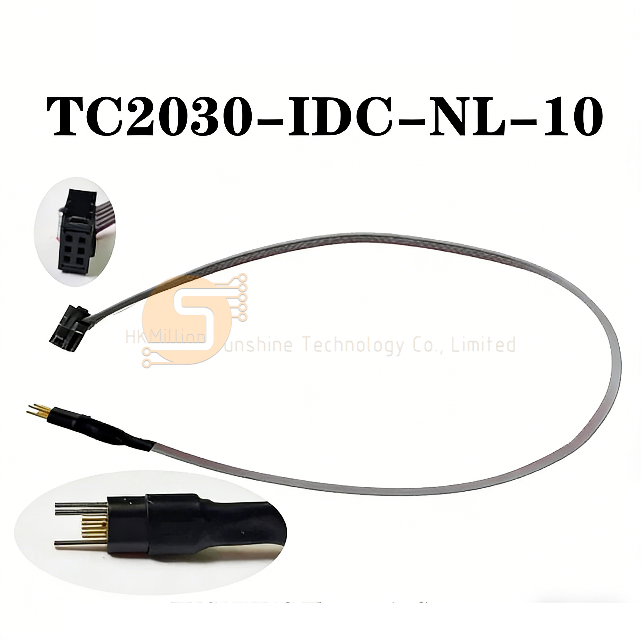 1 stks/partij TC2030-IDC-NL-10 TC2030 IDC NL 10 6-pins plug-of-nails ™   Spring-Pin kabel op voorraad Nieuw Origineel