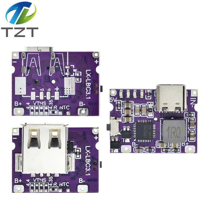 1/3 шт. Type-C USB 5 В 3,1 А повышающий преобразователь повышающий модуль питания IP5310 аксессуары для мобильных устройств с переключателем светодиодный индикатор
