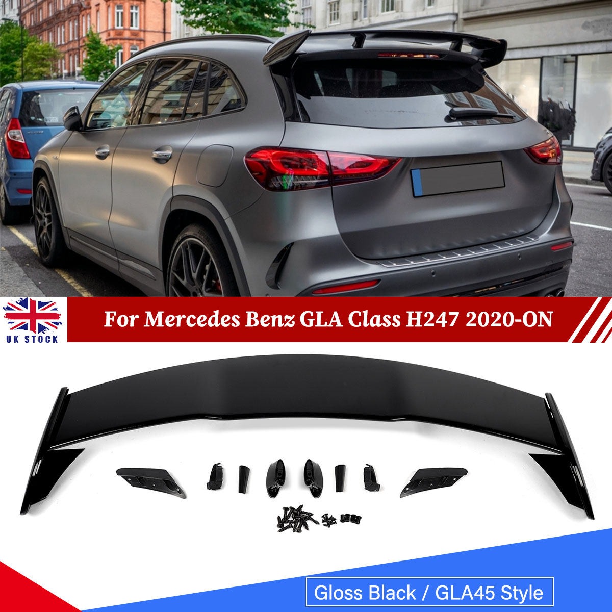 Hinten Top Kofferraum Spoiler Lippe Für Mercedes GLA H247 GLA35 GLA45 AMG Stil Gemalt
