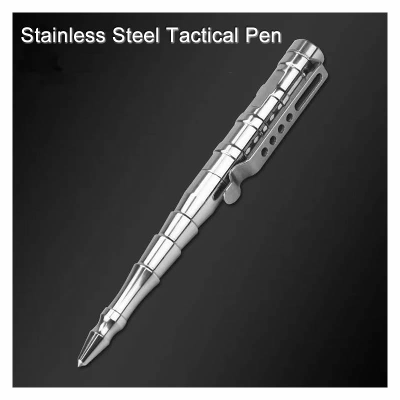 Neue Hohe Qualität Laxi B009 Edelstahl Tactical Pen Außen EDC Werkzeug Notfall Überleben Kit Glas Breaker Geschenk Box