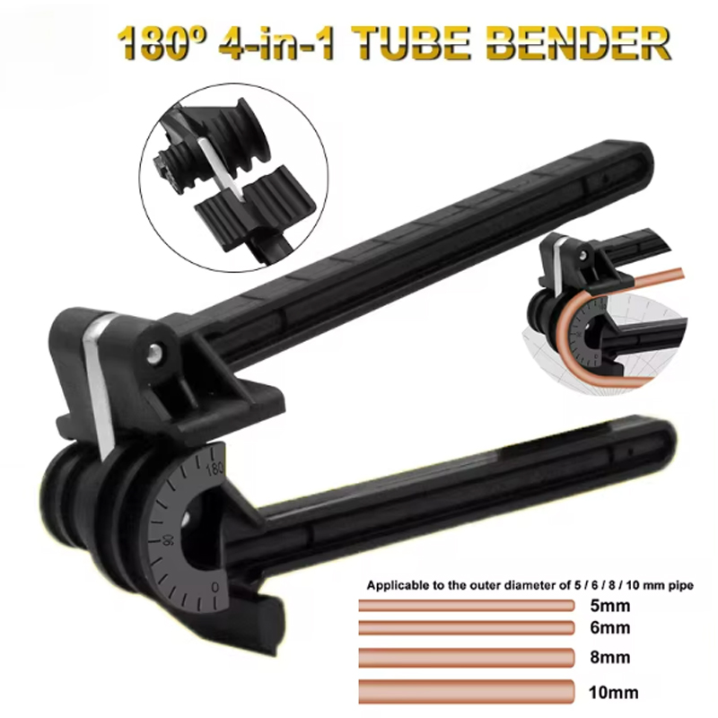 4Mm 6Mm 8Mm 10Mm Combinatie Buigmachine 4-In-1 Buis Buigbuis Buiggereedschap Buigbuis Bender Rem Brandstof Lijn Gebogen Tang