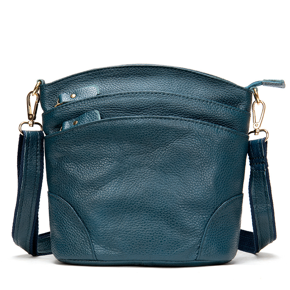 Sacs messagers en cuir véritable pour femmes, sac à bandoulière en cuir de vache, petits sacs à main féminins, sac de téléphone de grande capacité pour filles
