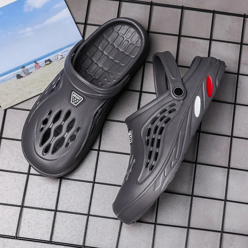 Plus Size 47 48 49 Men Summer Clogs Sandals EVA Slippers Men and Women Garden Shoes Beach Sandals Couple's Outdoor House Slides