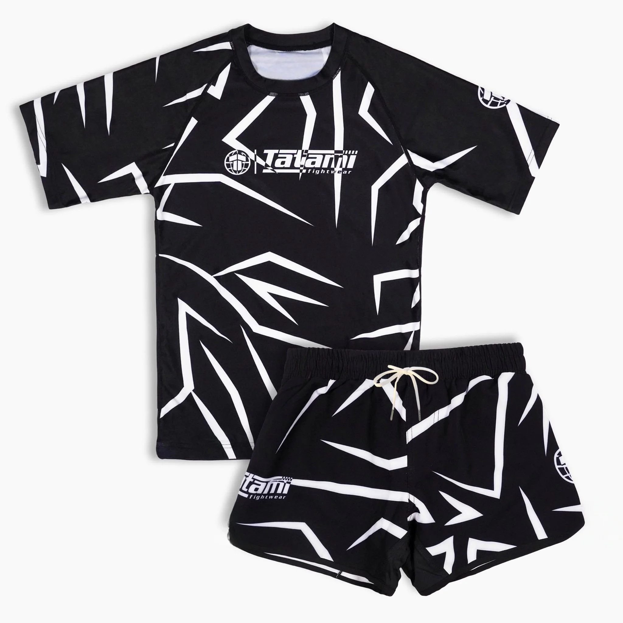 26 Conjuntos Deportivos de MMA Nuevos, Camisetas y Pantalones Cortos con Gráficos en Blanco y Negro para Hombre, Conjuntos de Secado Rápido para Entrenamiento de Combate, para Adultos y Niños