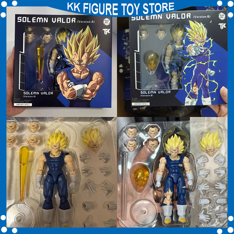 Black Hole Speelgoed & TK Dragon Ball SHF Super Saiyan SSJ Majin Vegeta Battle Schade Full Power Anime Actiefiguren Modellen speelgoed