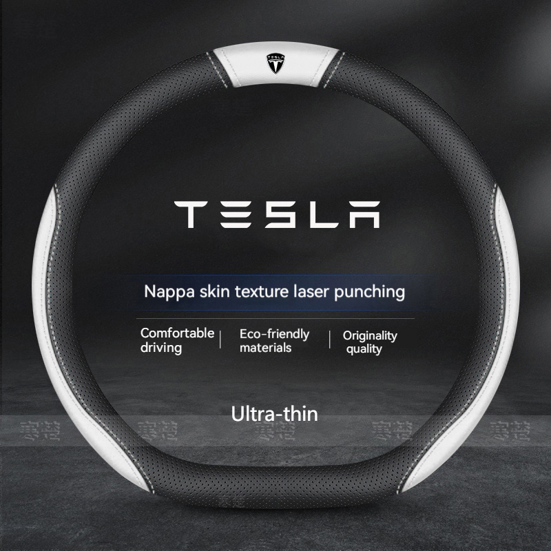 Чехол на руль автомобиля Tesla Model 3 Model S Model Y Model X Roadster 2019-2025, аксессуары для рулевого колеса салона автомобиля
