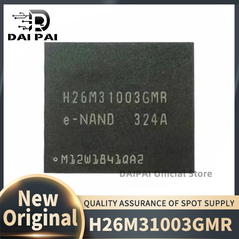 (5 uds-10 uds/lote) 100% nuevo H26M31003GMR H26M31003GM 4GB BGA-153 4,5 E-NAND EMMC chip de memoria IC
