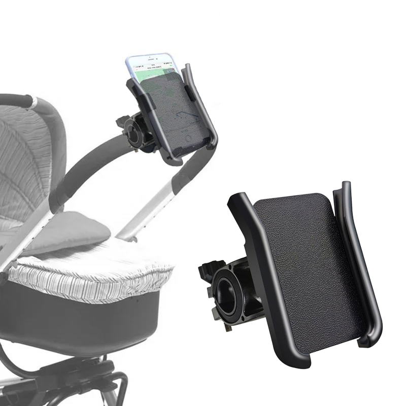 Carrinho de bebê alça barra suporte do telefone mãe pai handfree suporte do telefone móvel universal para motocicleta guiador suporte celular