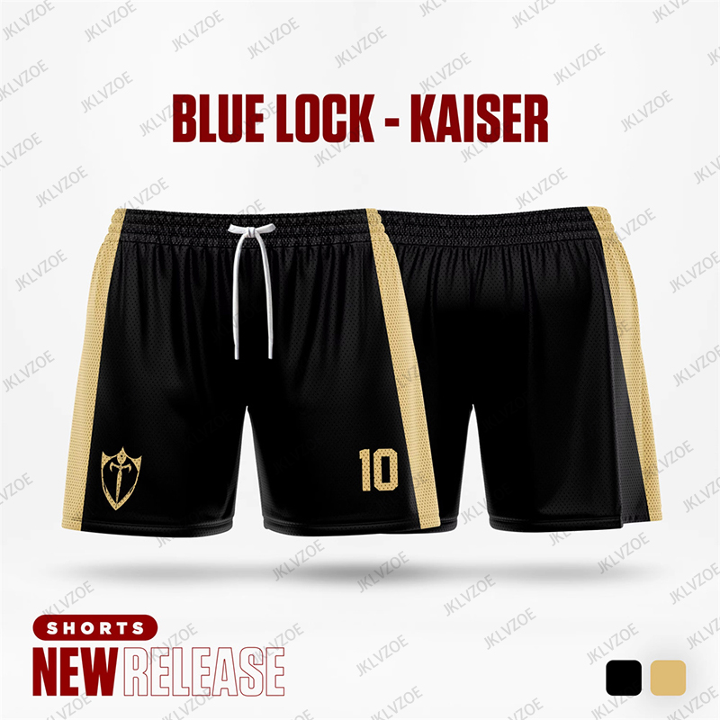 Verão novo bloqueio azul b. Munchen preto dos desenhos animados anime camisa das mulheres dos homens shorts de fitness esportes casuais praia treinamento calças curtas