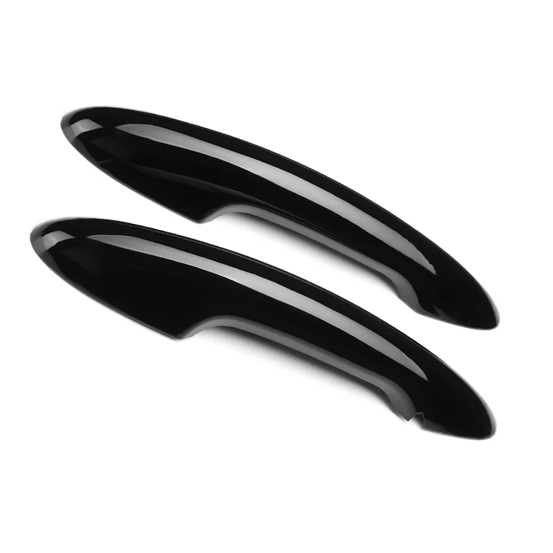Couvercle de poignée de porte noir brillant, pièce accessoire de décoration de style extérieur de voiture pour MINI Cooper S JCW F56 F57