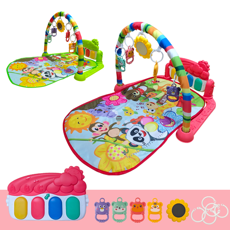 Multifuncional Baby Activity Gym Rack, Educação Infantil Crawling Toy Mat, Alegrias Fitness, Pedal Play Mat, Presentes de Brinquedo, 0-1 Ano