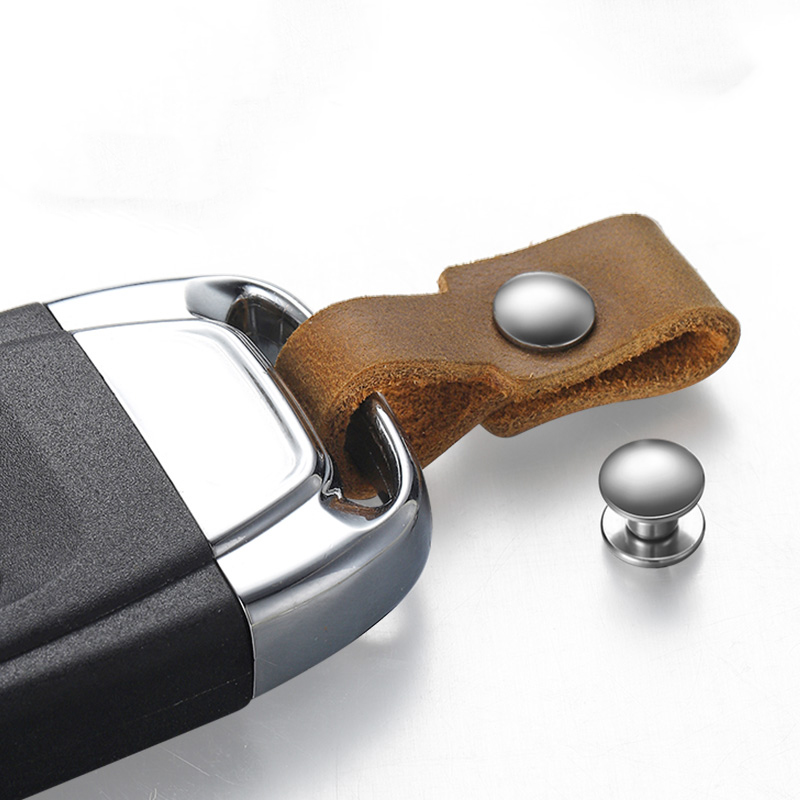 Portachiavi da uomo in vera pelle di vacchetta Portachiavi con striscia di cuoio di alta qualità non danneggiano gli accessori portachiavi AUTO Regali creativi