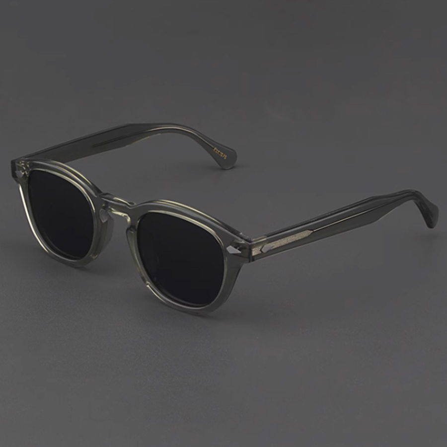 Occhiali da sole polarizzati Uomo Donna UV400 Lemtosh Occhiali da sole Johnny Depp Montatura retrò in acetato per occhiali da vista maschili
