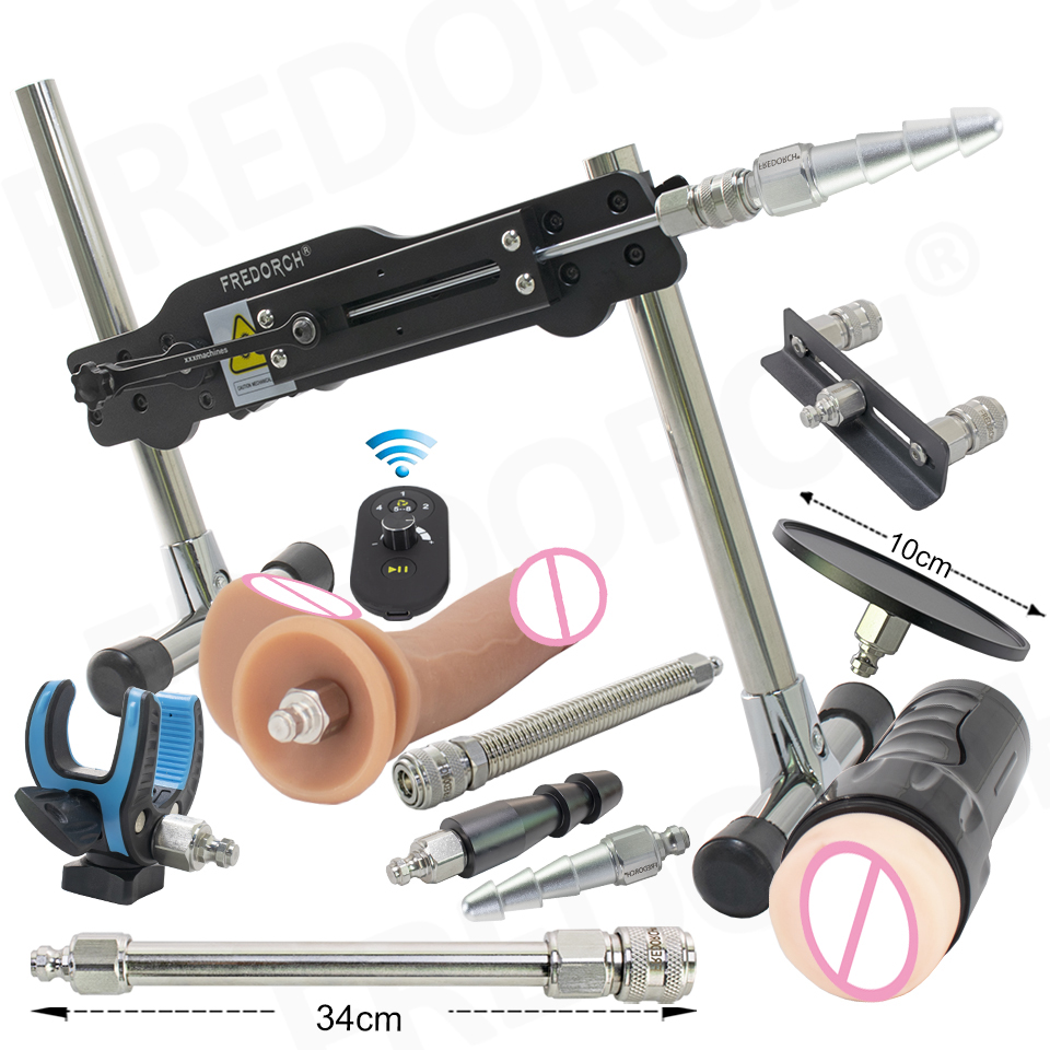 Máquina sexual FREDORCH antirrotación con control remoto con cable, súper silenciosa, potencia de 86W, máquinas sexuales para adultos