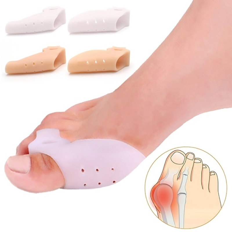 1 paire de correcteurs d'orteils en Silicone, améliore instantané la santé et le confort des pieds avec séparateur d'orteils tampon Hallux Valgus