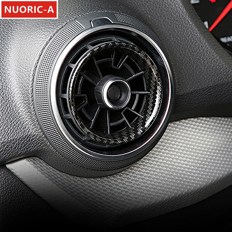Front Air Conditioning Outlet Rings Decoration Cover Trim For Audi A3 8V 2013-2020 Car Styling Interior Accessories
