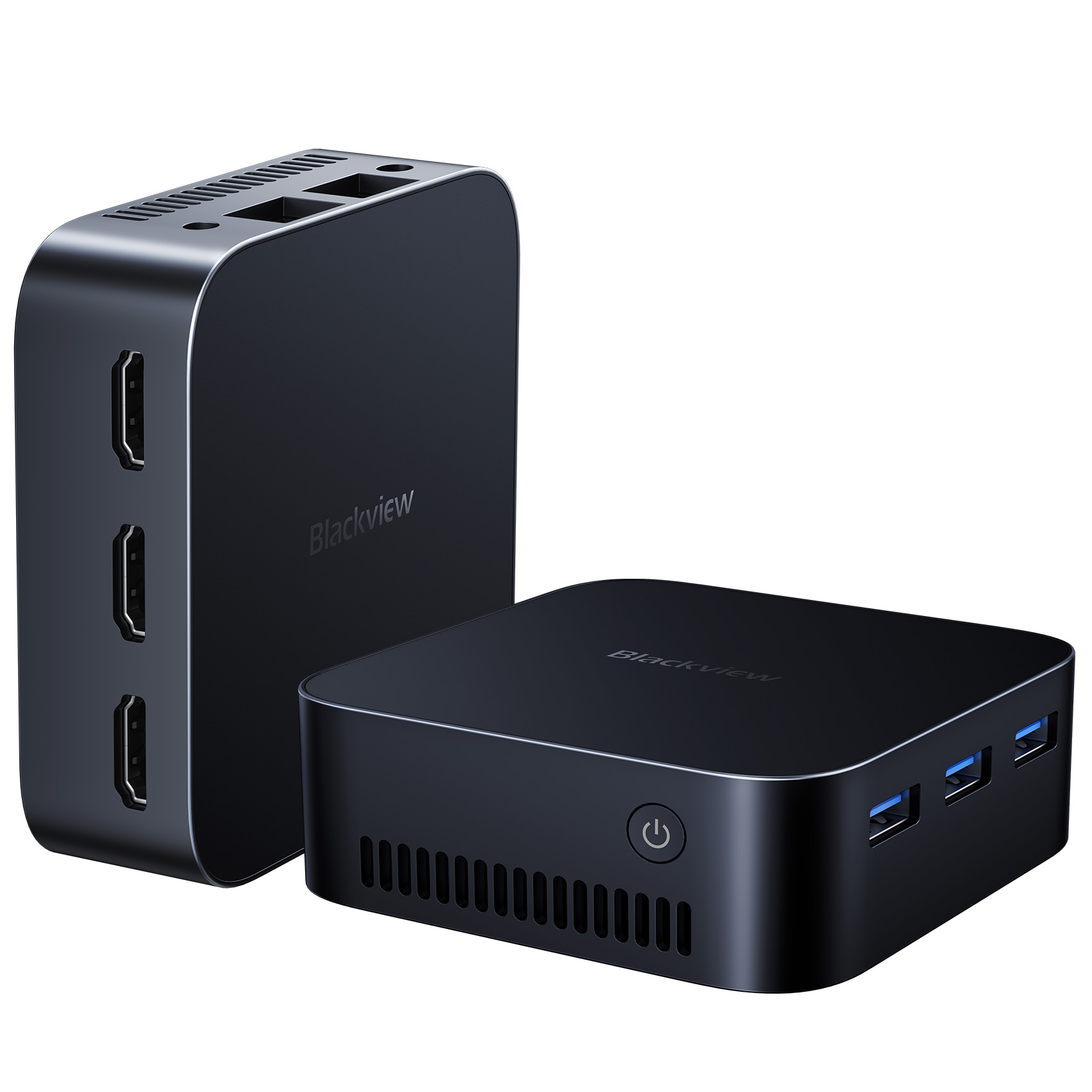 Blackview MP80 Mini PC Intel Alder Lake N95/N97 (hasta 3,6 GHz) 16GB LPDDR5 RAM 512GB M.2 SSD, Mini computadora, PC de escritorio 4K UHD