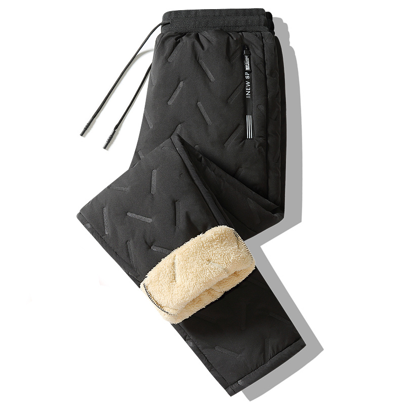 겨울 운동복 남성 플러시 두꺼운 양털 운동복 Lambswool 열 바지 캐주얼 바지 Windproof Warm Cotton Pants 8828