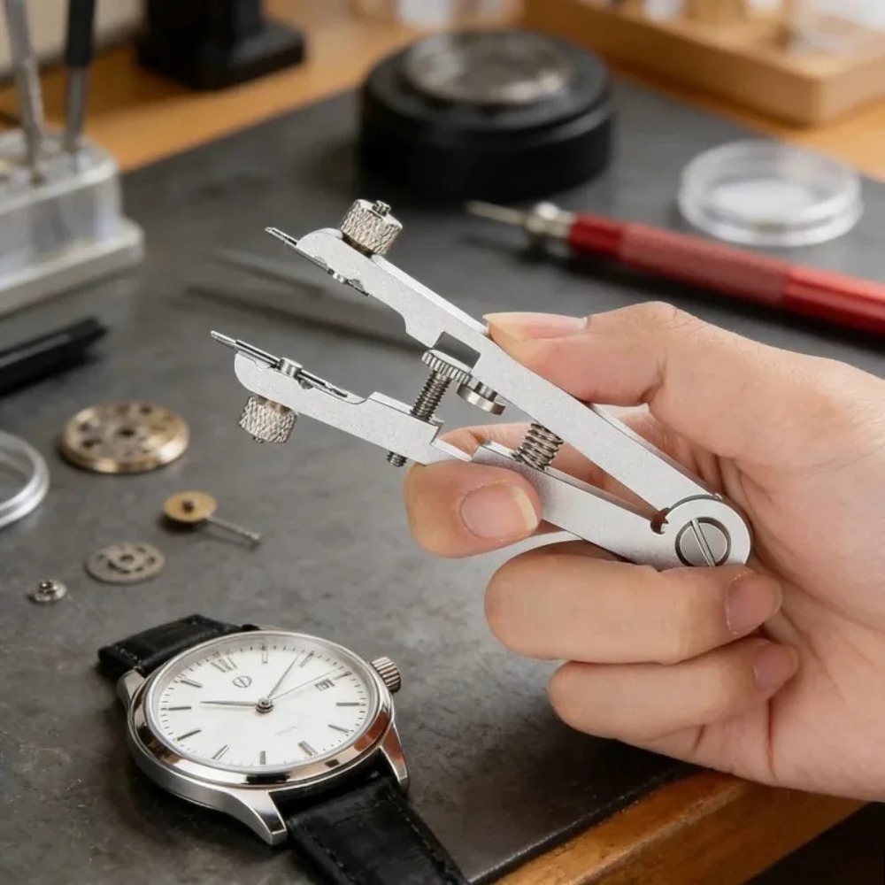 Outil de retrait de barrettes de montre 6825 pour ajustement de bracelet, kit de réparation DIY pour horloger