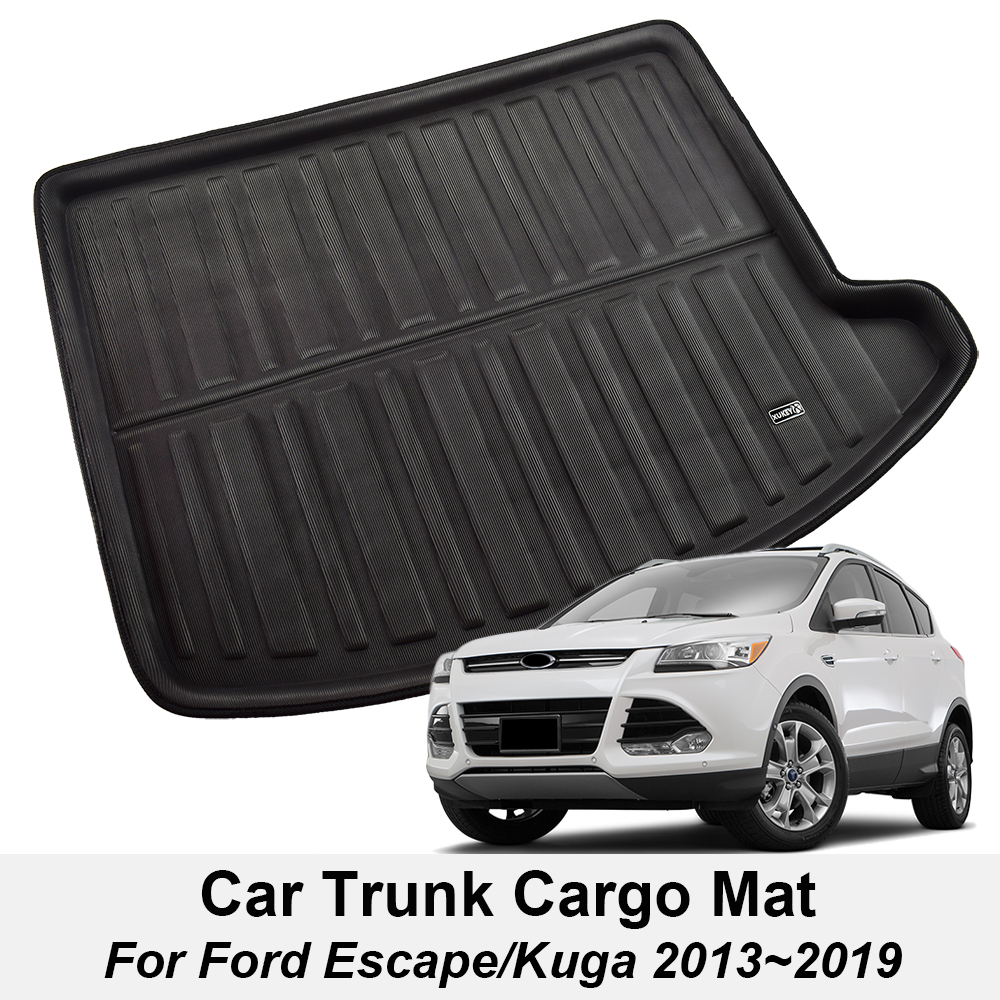Tylna mata bagażnika Cargo Liner Taca podłogowa Osłona dywanu dla Ford Kuga II 2013-19