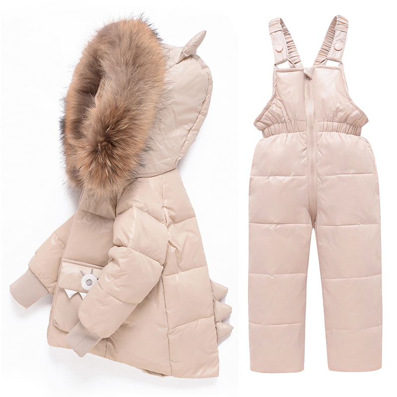 90-120 cm Tuta invernale Tuta per ragazza Ragazzo Bambini Abiti Dinosauro Giacche Bambini Snowsuit Parka Cappotto Bambino Capispalla per bambini