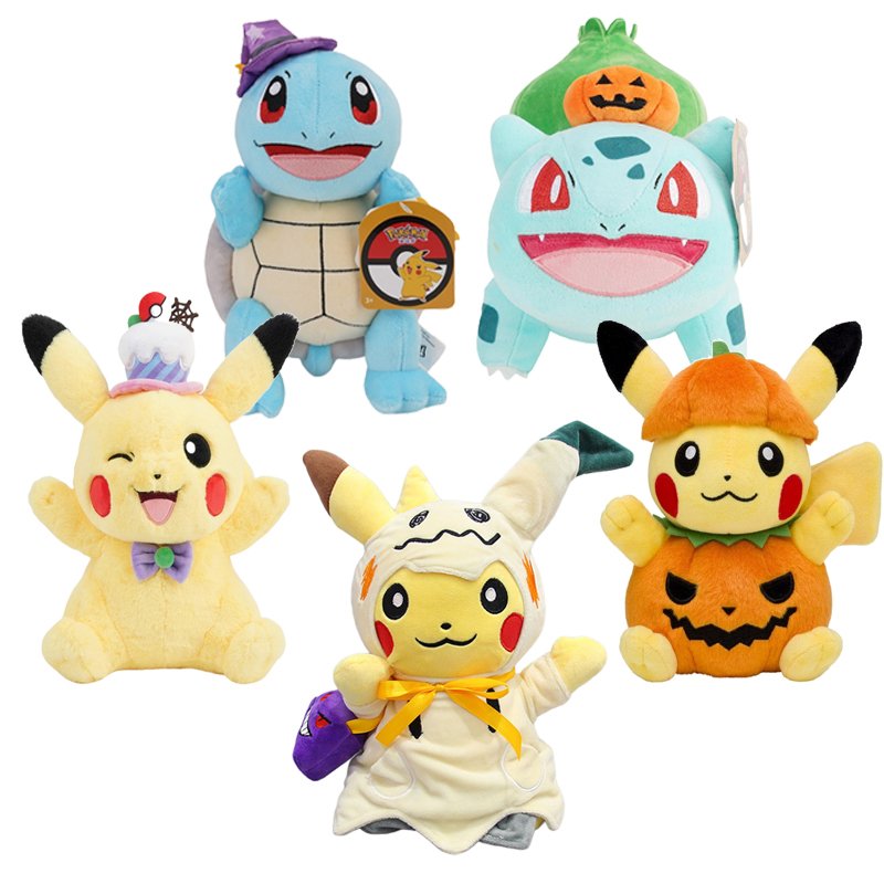 Boneka Plush Mimikyu Pikachu Seri Halloween Baru 20-30cm, Boneka Hewan Lembut, Mainan Populer, Hadiah Hebat Untuk Anak-Anak