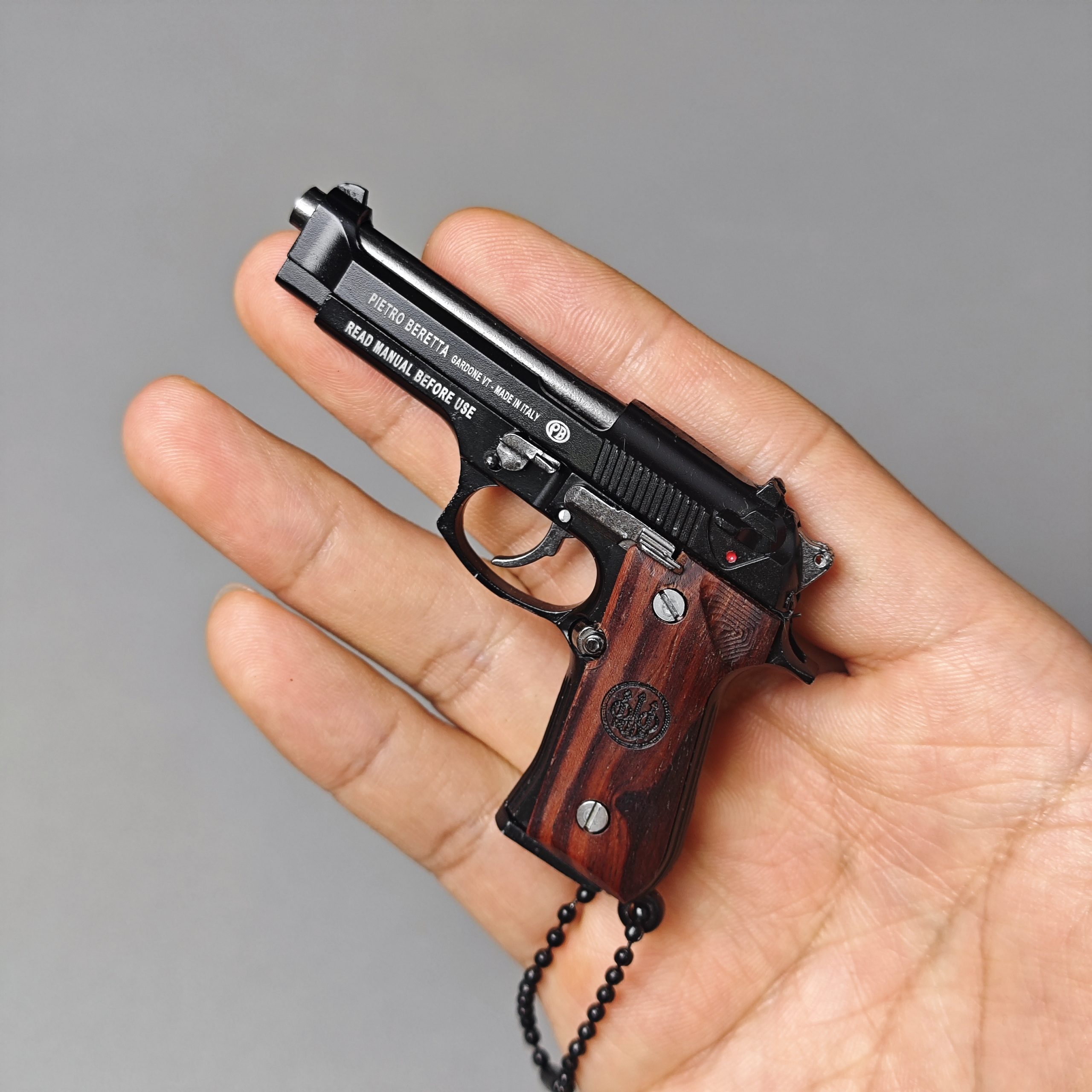 1:3 металлический Beretta M92A1 Премиум съемный пистолет металлический игрушечный пистолет Pubg модель коллекции украшения деревянный подарок брелок из сплава