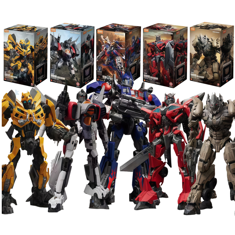 Figur Aksi Blokees Transformers Movie Beyond Seri LED Sentinel Prime Blitzwing Model Rakitan Ornamen Koleksi Mainan Hadiah