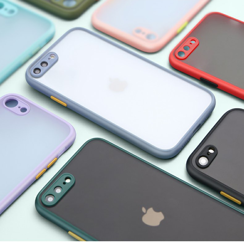 Die neue Anti-Drop-Hülle für iPhone SE 2020 Hülle für iPhone 6 6S 7 8 Plus SE2 2020 2022 Frosted Fine Pore Skin Protection Cases