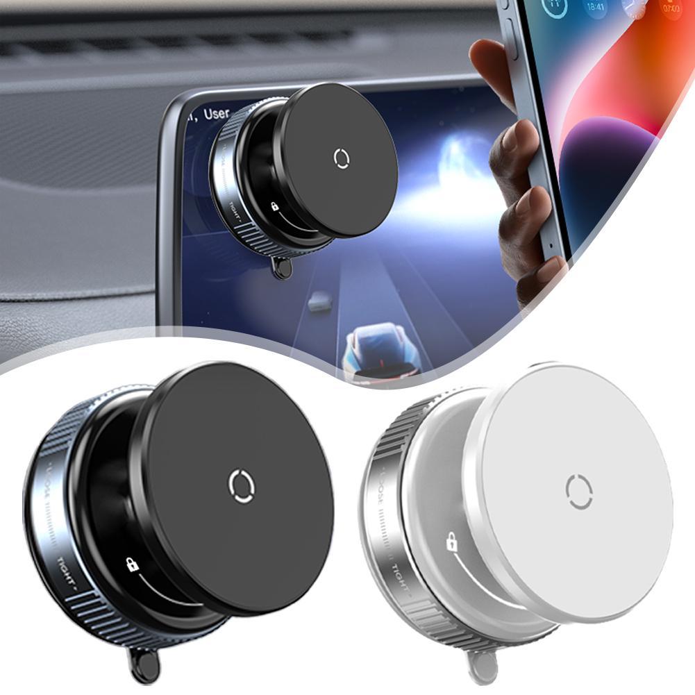 Soporte inteligente para teléfono móvil Magsafe para coche, ventosa magnética al vacío, soporte giratorio plegable, adsorción estable