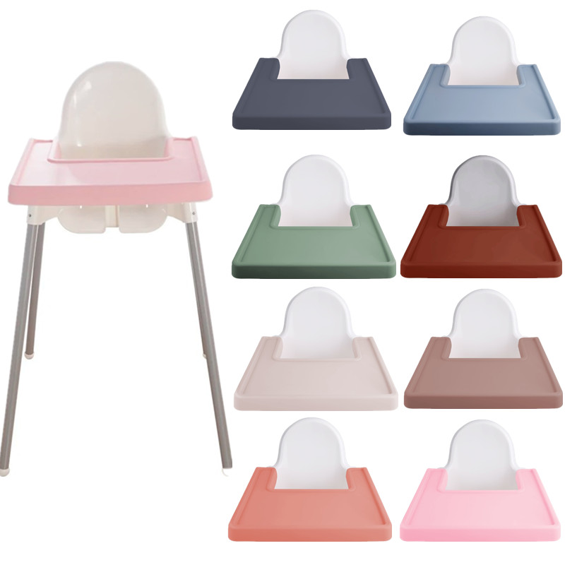 Silicone Baby Highchair Alimentando Placemat, Livre de BPA, Resistência ao Calor, Antiderrapante, Tapete de Mesa, Nova Cobertura