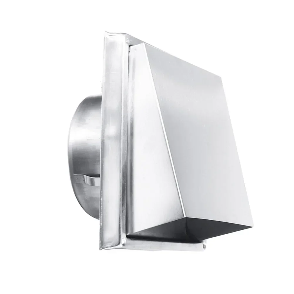Salida de aire de acero inoxidable, ventilación de aire para techo y pared, tapa de ventilación impermeable, conducto de 125 y 150mm, rejilla de escape