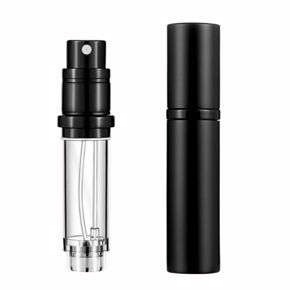 1 szt. 5ml Atomizer do Perfum Przenośny Pojemnik na Płyny do Kosmetyków Podróżny Mini Aluminiowy Spray Alkohol Pusta Butelka Wielokrotnego Użytku
