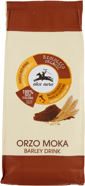 Bio-Orzo-Kaffeebohnen Moka Alce Nero 500g - Umweltfreundlich, Koffeinfrei, Perfekte Alternative