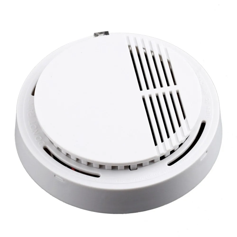 Detector de humo detector de alarma de incendio sensor de alarma de humo independiente para el hogar Oficina alarma de humo fotoeléctrica de seguridad