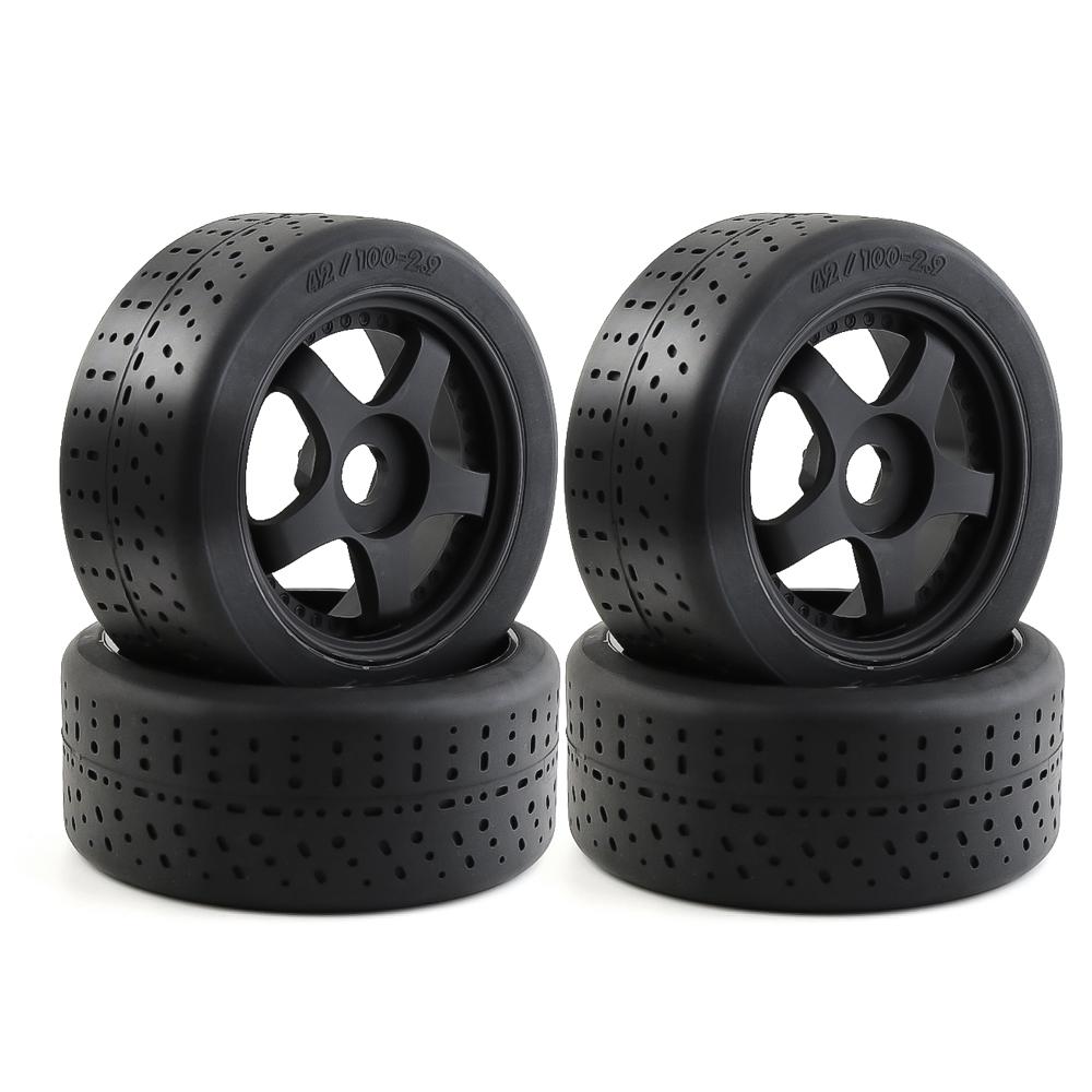 RS Rubber Zwarte Band 102*45mm Band 17Mm Wiel Hex Voor Arrma 1/7 Infraction Misdrijf Onbegrensde RC Auto Upgrade Onderdelen