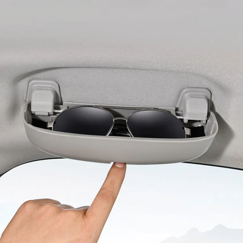 Etui na okulary samochodowe ABS do Jeep Renegade 2014 - 2023 Compass 2017 - 2023 Pudełko do przechowywania okularów przeciwsłonecznych Organizer Akcesoria