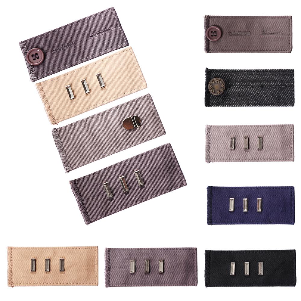 Cinturón extensor para pantalones vaqueros, accesorios de ropa de maternidad, botón, banda para la cintura, ganchos