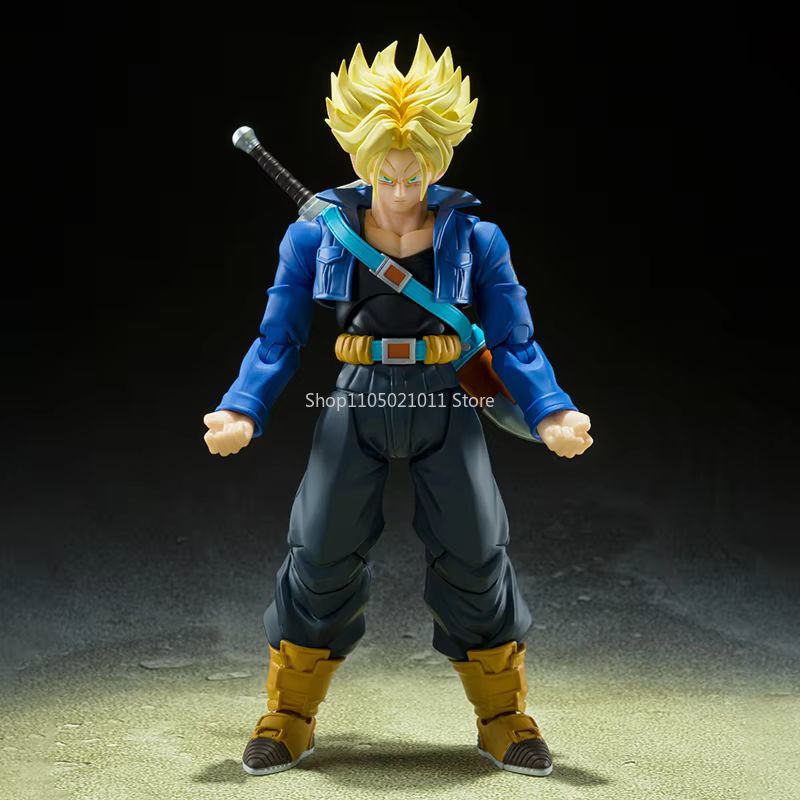 Аниме Dragon Ball Z Фигурки Shf Super Saiyan Trunks Фигурка Коллекция Модель 15 см Future Boy Torankusu Передвижные Игрушки Подарки