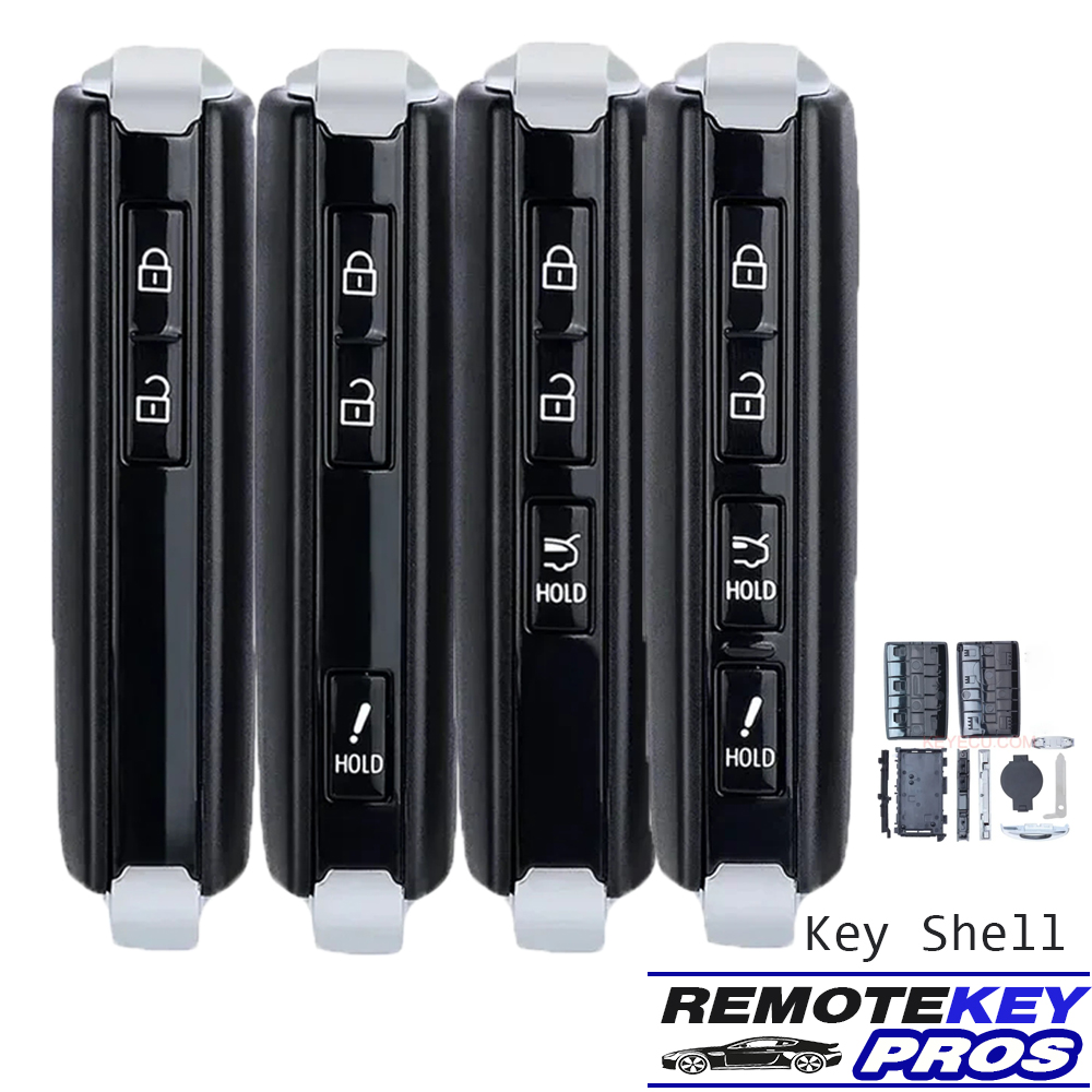 DIYKEY 3B/4 ボタンスマートリモートキーシェルケース Fob マツダ CX-5 CX-9 M 6 MX-5 ミアータ 2019 2020 2021 2022