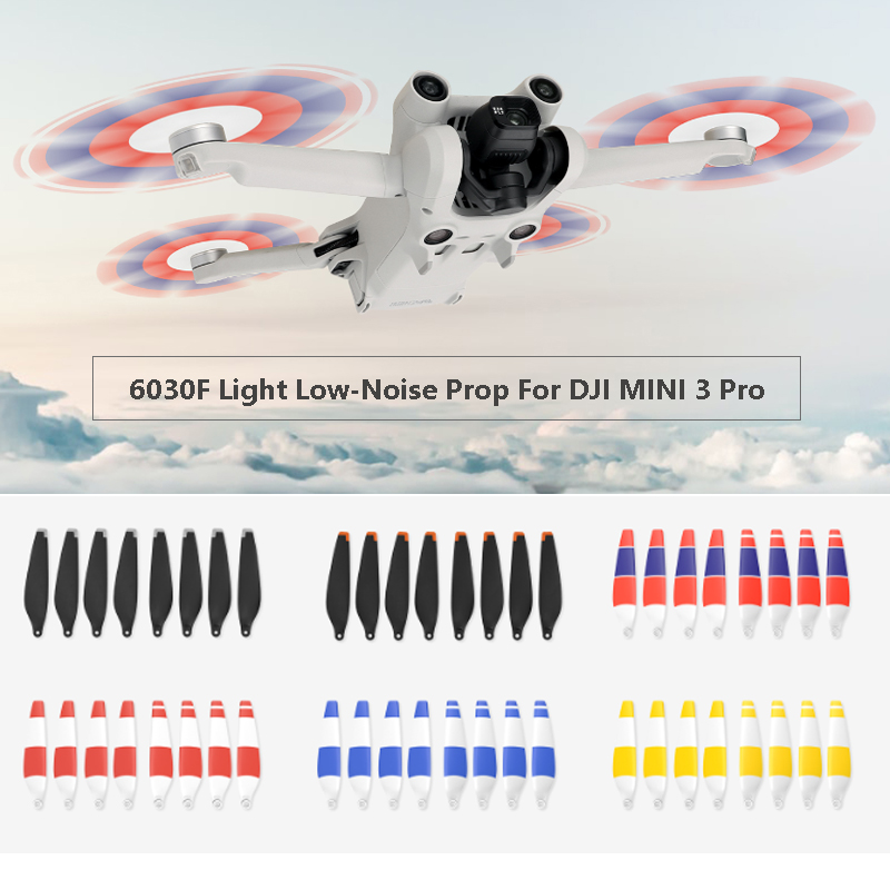 Hélice 6030 para DJI MINI 4 PRO, accesorios de cuchilla, ala ligera, repuestos para DJI MINI 3 PRO, accesorios para drones