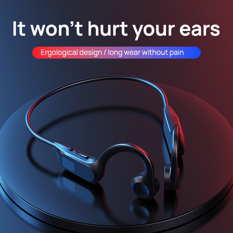 Беспроводные Bluetooth-наушники X7, светодиодный дисплей со светодиодной батареей в спортивном стиле, поддержка вставки карты памяти