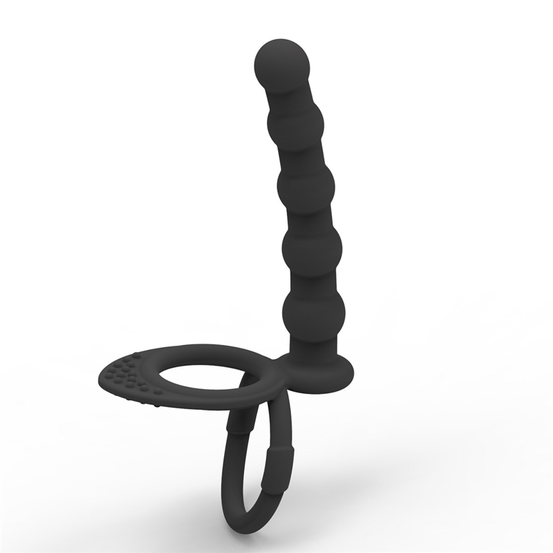 Mainan Seks Vibrator Dildo Penis Penetrasi Ganda untuk Pria Wanita Manik-manik Anal Penyumbat Pantat G Spot Pijat Vagina Permainan Dewasa 18 +