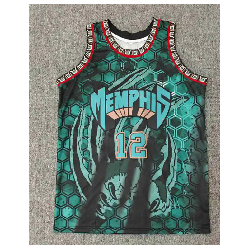 Męskie # 12 Zielony Strój Koszykarski - Oddychająca Koszulka Sportowa Bez Rękawów Unikalny Design Estetyka Sportowa, Wygodny Strój Treningowy