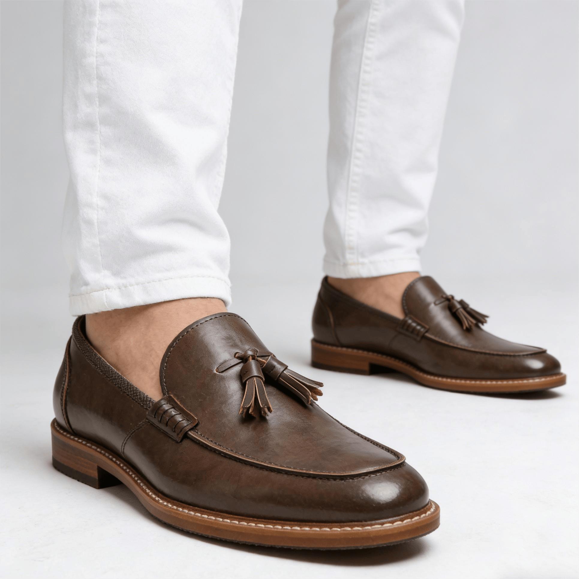 Sepatu Musim Panas Pria Sepatu Kulit Pria Nyaman Musim Panas Modis dan Bernapas