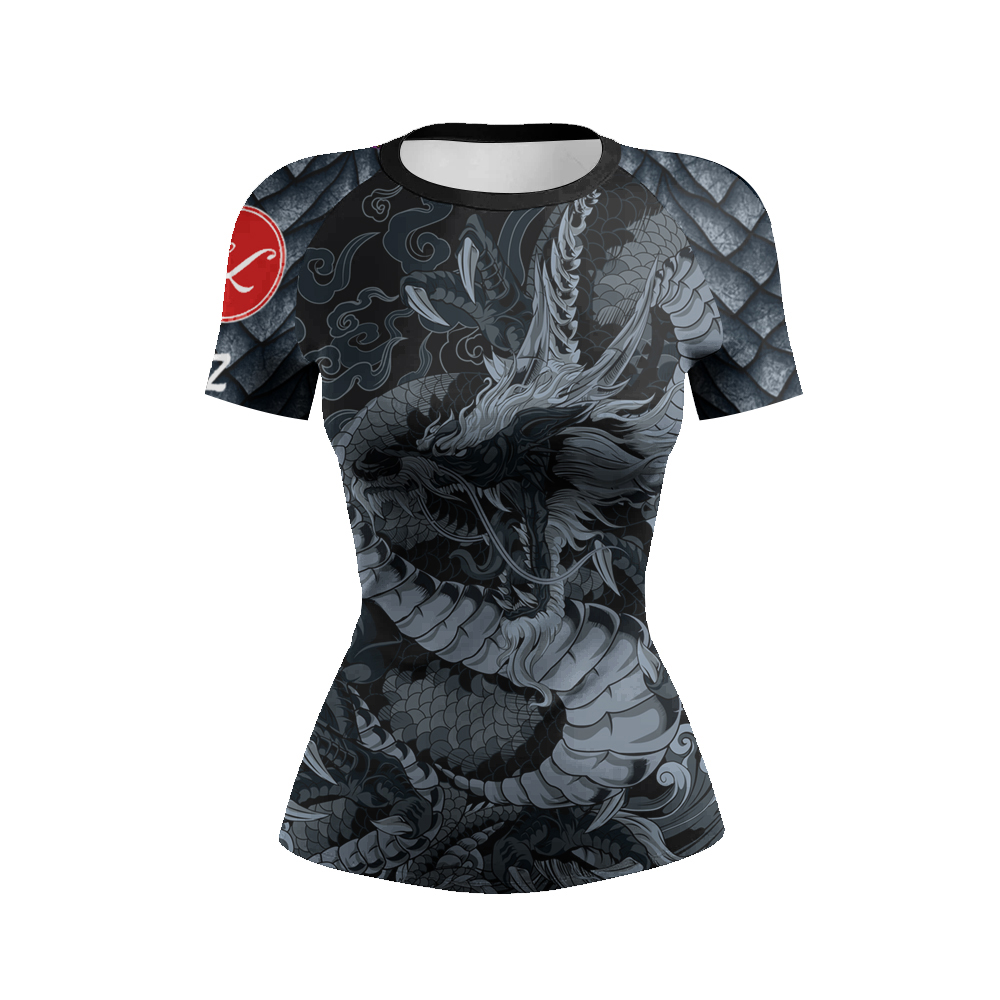 Cody Lundin Sublimation Women Fighting Grappling Clothes BJJ Jiu Jitsu Rash Guard Moisture Tattoo Cool Female Casual T-shirt