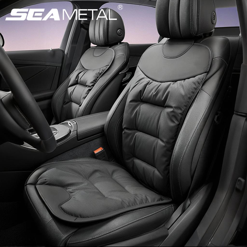 SEAMETAL-funda transpirable para asiento delantero de coche, funda protectora antideslizante resistente al desgaste para cojín de asiento de coche, Universal para sedán, Suv, Mpv